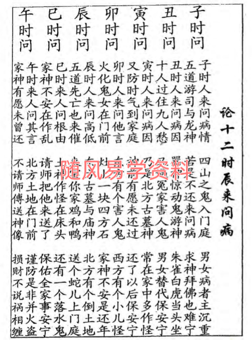 查问病书24双页