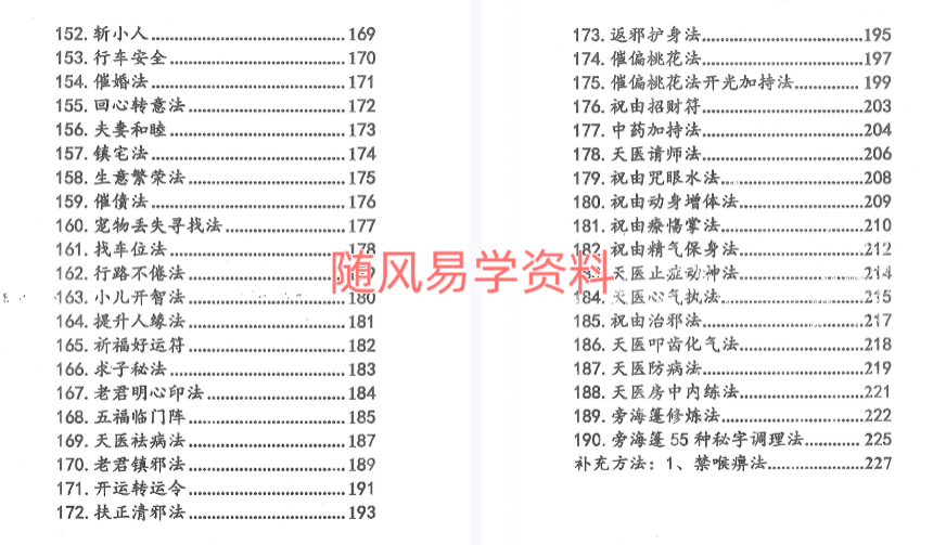 祝由十三科内部手册上下册