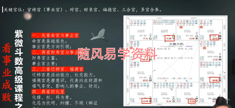 巢谷师兄-《三合派紫微斗数初级、中级、高级线上课程合集》85集