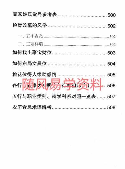 蔡滕《居家吉方位》513页