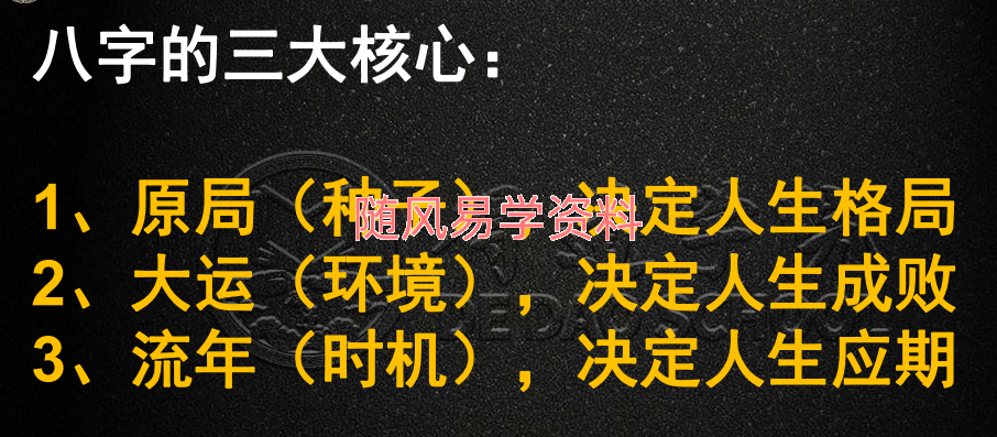 德皓-八字开悟之详解大运流年与命局的作用关系教材103页