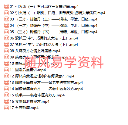 郭建   传奇古方视频17集